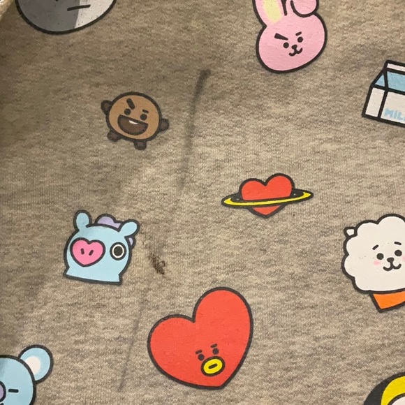 BT21 Grey Pattern Backpack - Picture 5 of 8